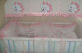 Kit de Berço Gatinha Marie 9 Pçs - Menina